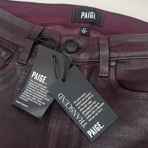 Paige Denim Margo Ankle Coated Denim Collection - Picture 4 of 8